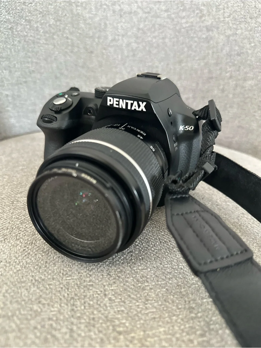 Pentax Black DSLR K-50 with 18-55mm